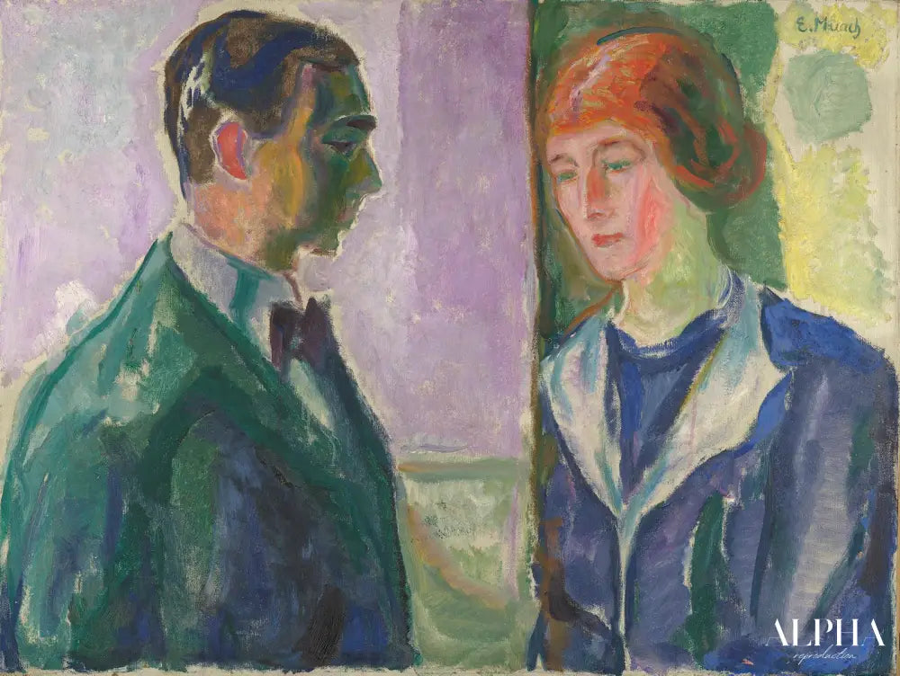 Käthe et Hugo Perls - Edvard Munch - Reproductions de tableaux et peintures haut de gamme