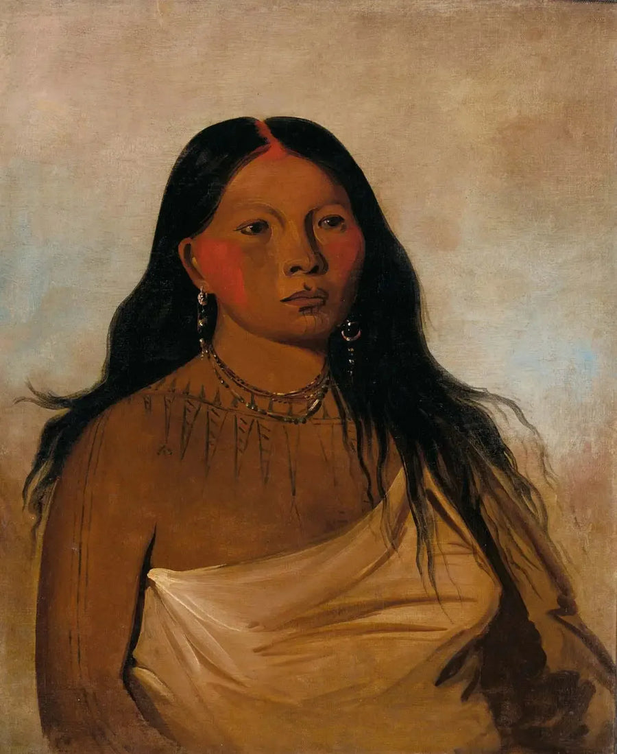 Káh-kée-tsee, Lår, en kvinne Wichita - George Catlin

Source:
Káh-kée-tsee, Cuisses, une femme Wichita - George Catlin
