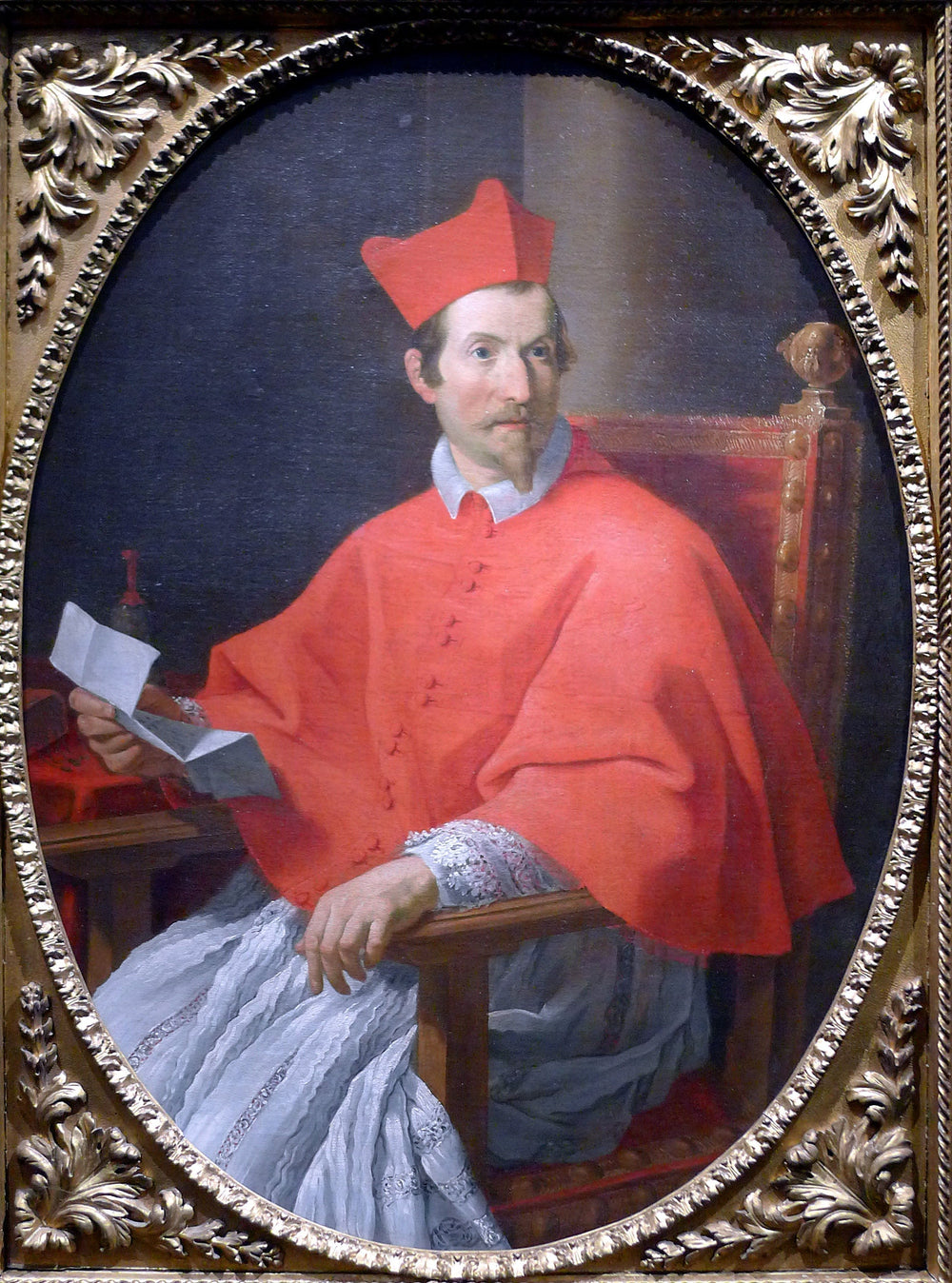Kardinal Francesco Barberini - Andrea Sacchi image 1 reproduction artisanale de tableau