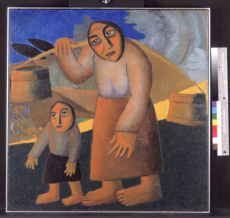 Paysanne aux seaux - Kazimir Malevitch