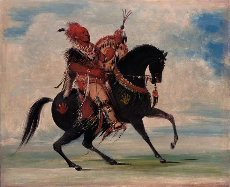 Kee-o-kúk, den årvåkne reven, stammeleder, på hest - George Catlin

Source:
Kee-o-kúk, le renard vigilant, chef de la tribu, à cheval - George Catlin