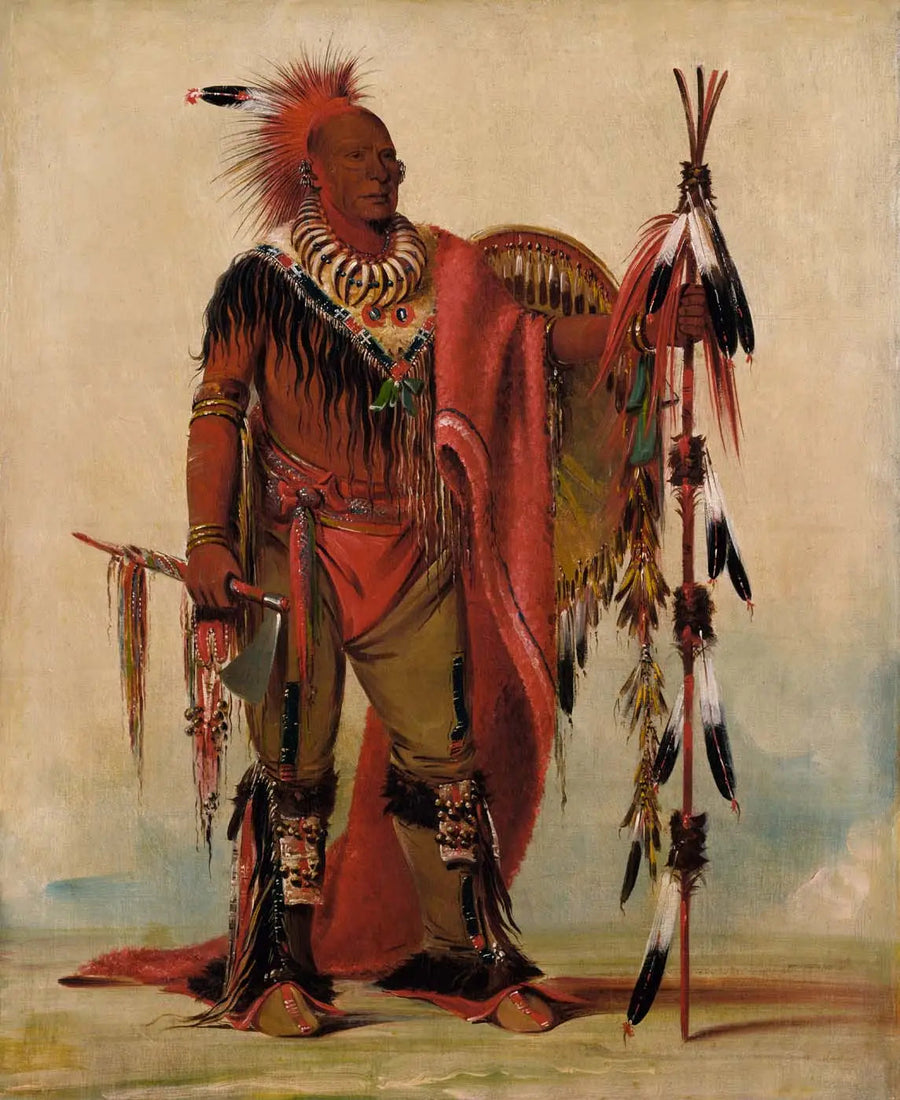 Kee-o-kúk, den årvåkne reven, stammeleder - George Catlin

Source:
Kee-o-kúk, le renard vigilant, chef de la tribu - George Catlin