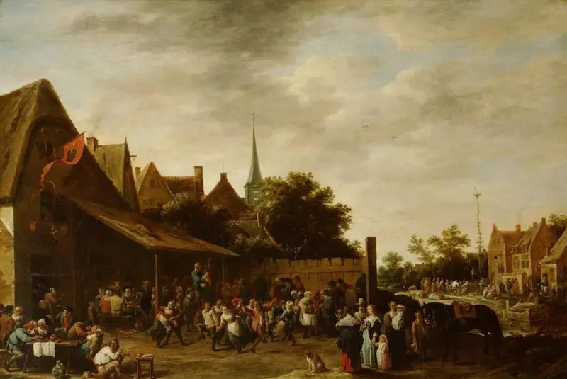 Karneval foran en vertshus - David Teniers den Yngre

Source:
Kermis devant une auberge - David Teniers le Jeune