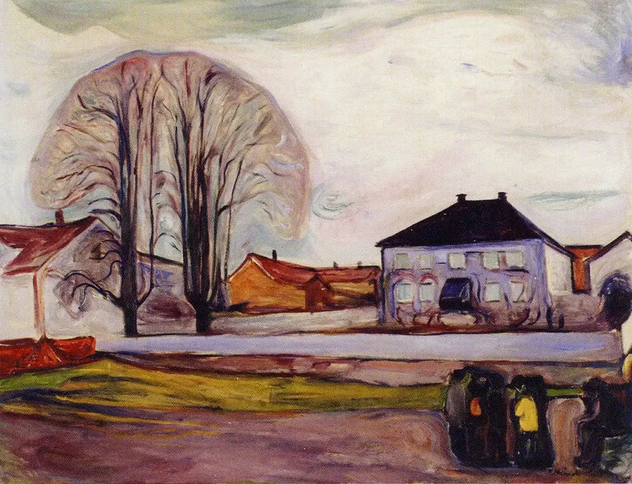 Kiøsterudgården i Åsgårdstrand - Edvard Munch