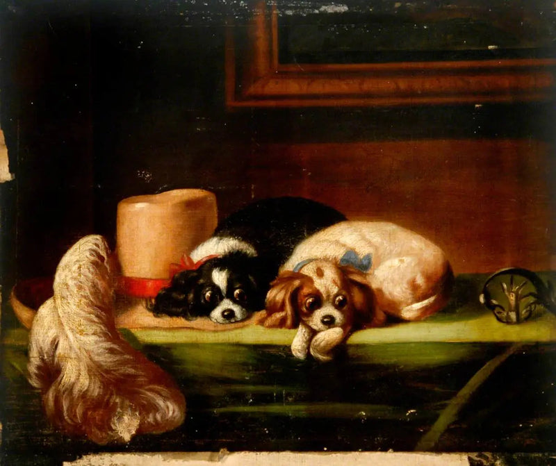King Charles Spaniels (« Kjæledyr av cavalieren ») - Edwin Henry Landseer

Source:
King Charles Spaniels (« Les animaux de compagnie du cavalier ») - Edwin Henry Landseer