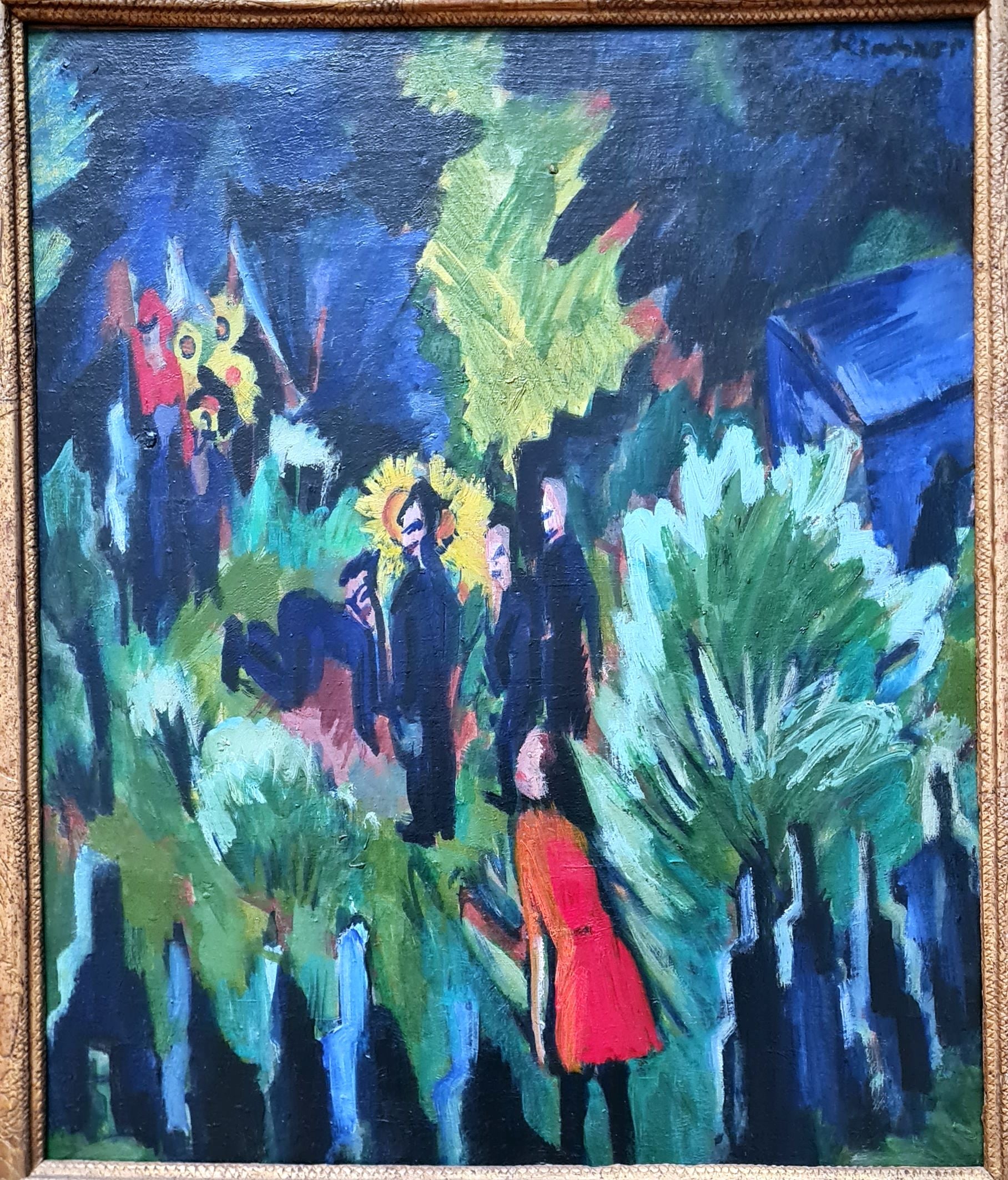 Jardin Graef à Iéna - Ernst Ludwig Kirchner