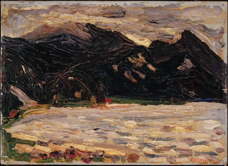 Kochel, innsjø og Herzogstand - Vassily Kandinsky