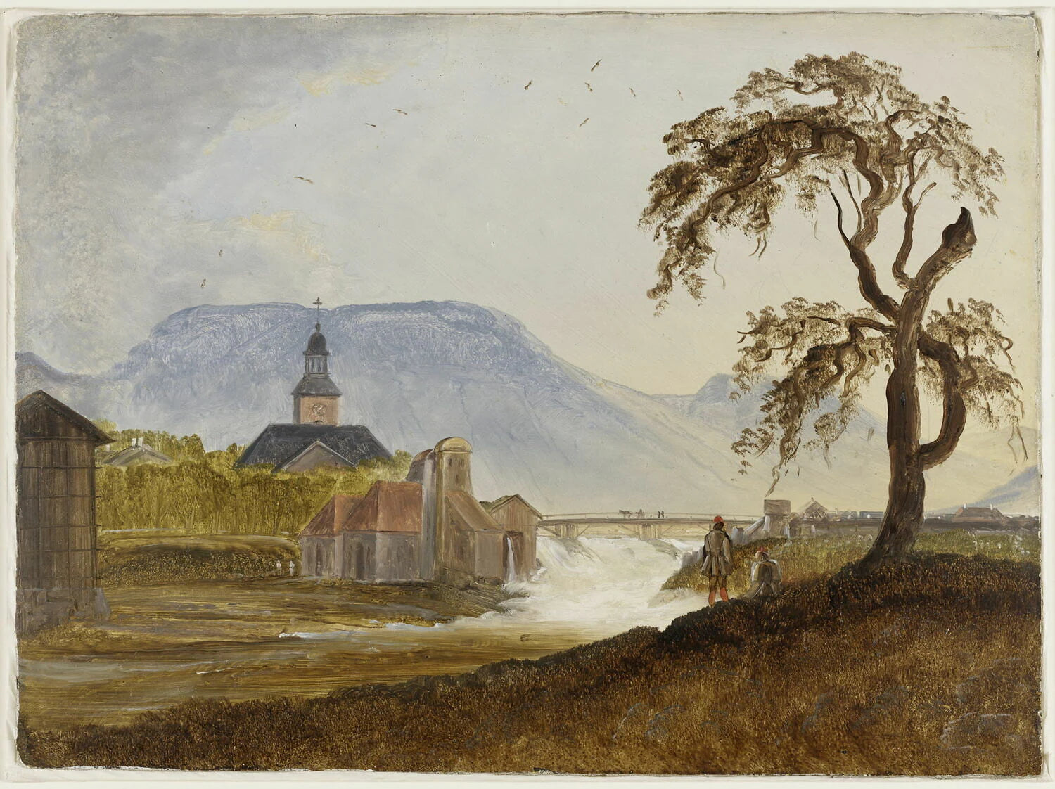 Kongsberg (esquisse) - Peder Balke