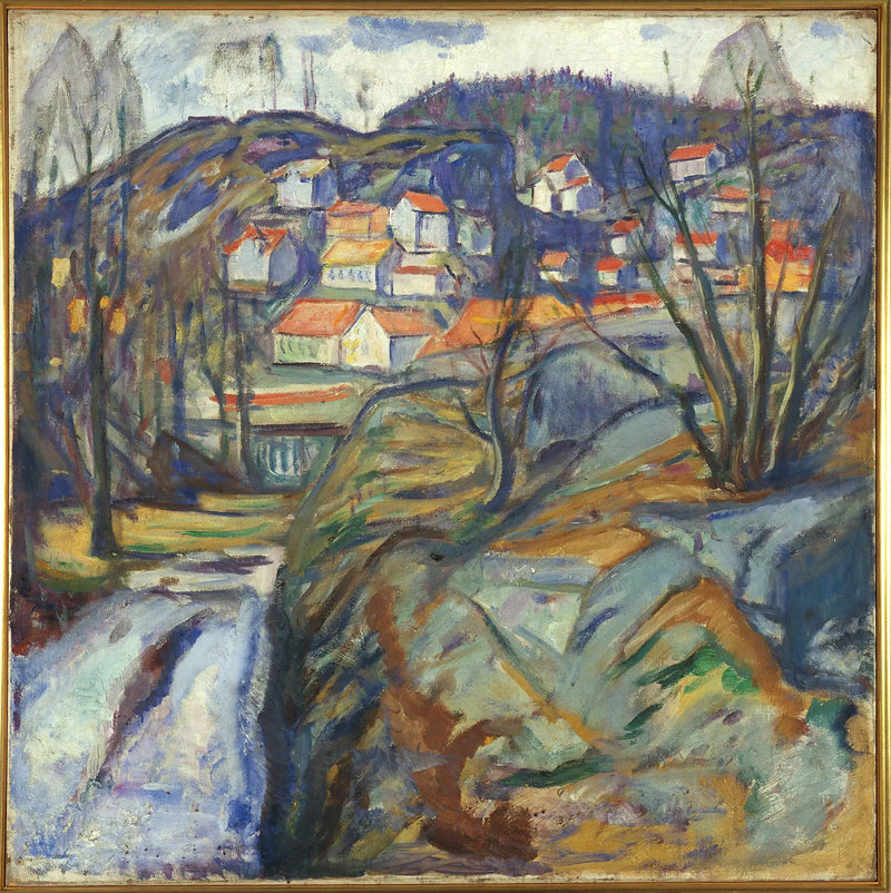 Kragerø om våren - Edvard Munch