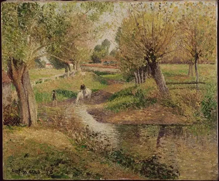 Drikkestedet - Camille Pissarro