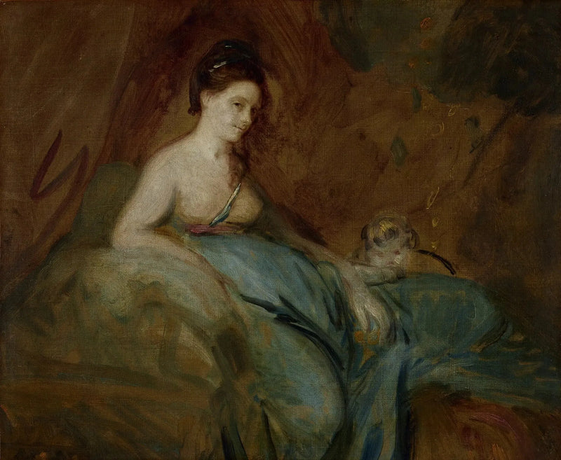 Skuespilleren Kitty Fisher i rollen som Danae - Joshua Reynolds
