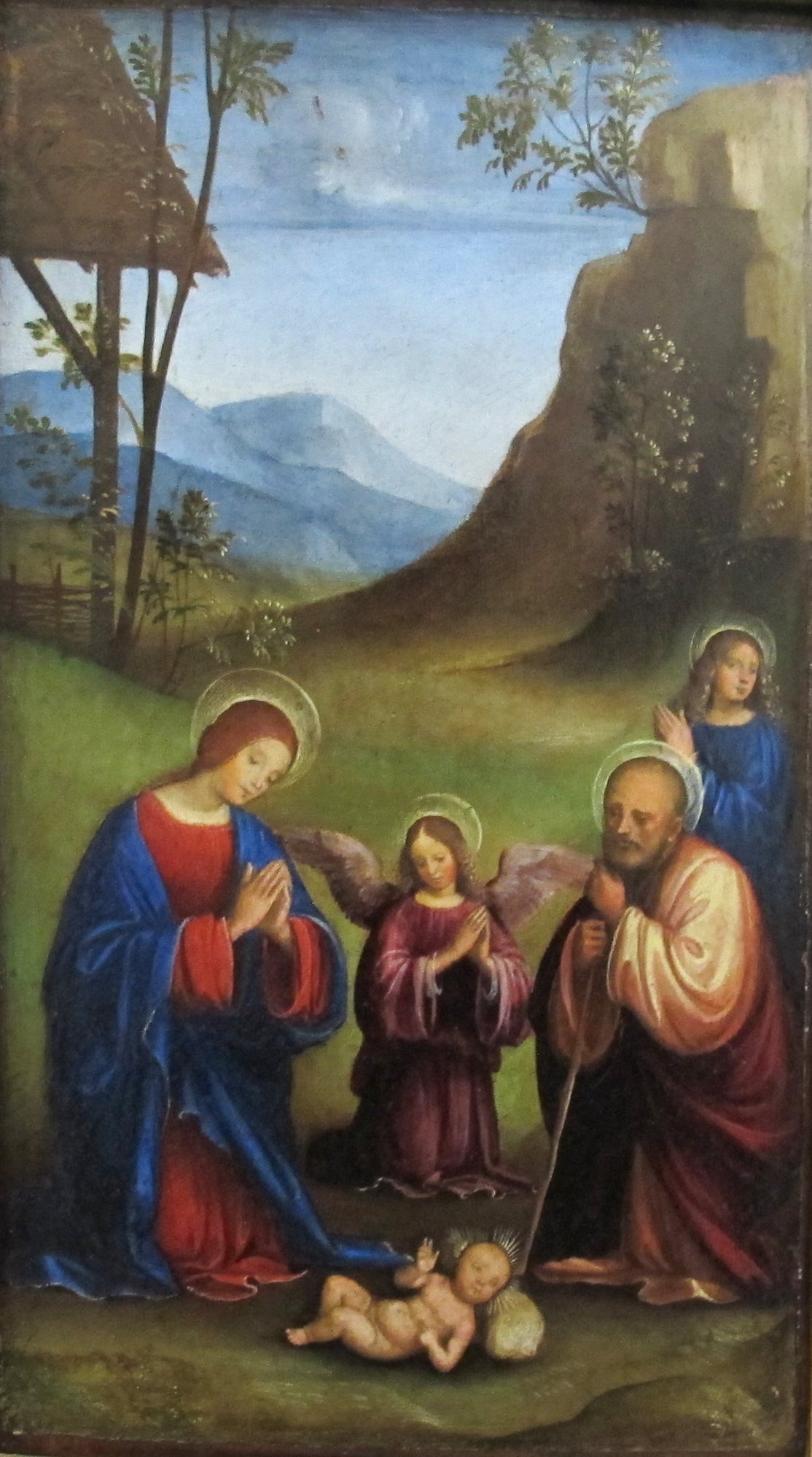 L'Adoration de l'Enfant - Francesco Francia image 1 reproduction artisanale de tableau