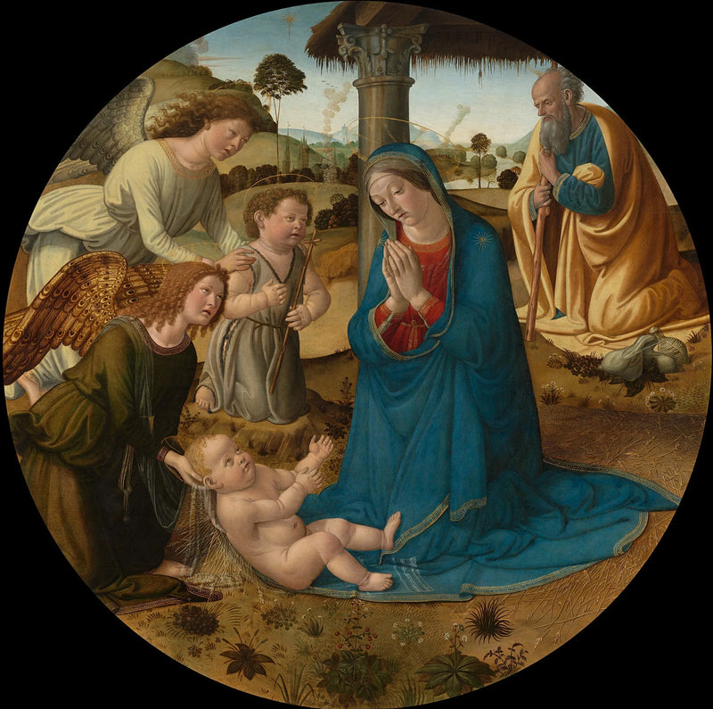 Barnets tilbedelse - Cosimo Rosselli