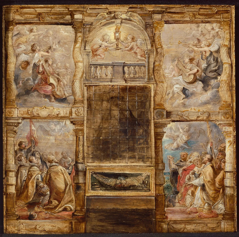 Eukaristiens tilbedelse - Peter Paul Rubens