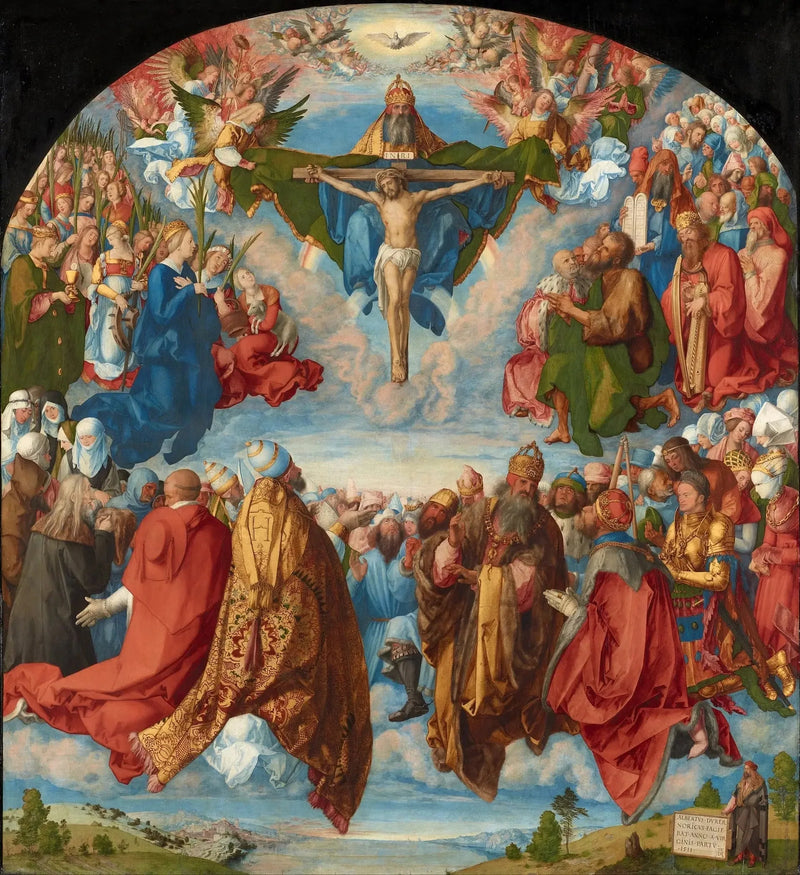 Tilbedelsen av Den hellige treenighet - Albrecht Dürer