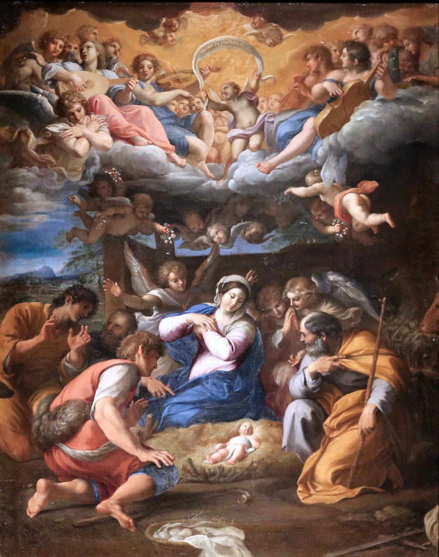 Adorasjonen av hyrdene - Annibale Carracci