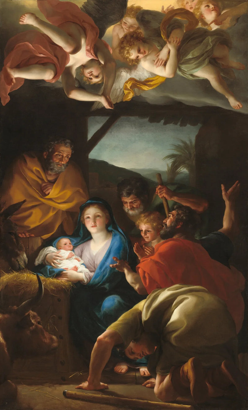 Hyrdenes tilbedelse. - Anton Raphael Mengs