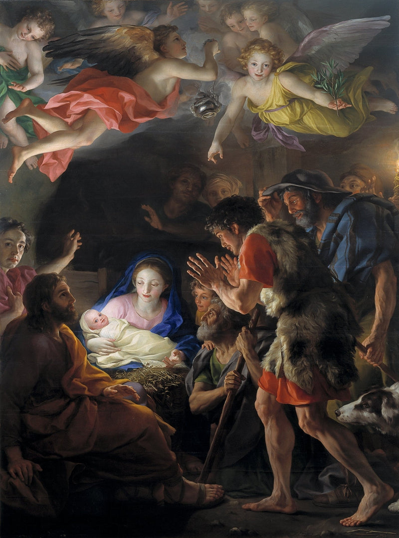Adorasjonen av hyrdene - Anton Raphael Mengs