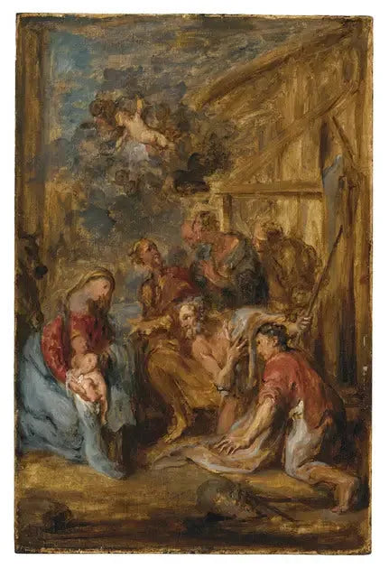 Tilbedelse av hyrdene, etter 1630 - Antoine van Dyck

Source:
L'adoration des bergers, après 1630 - Antoine van Dyck