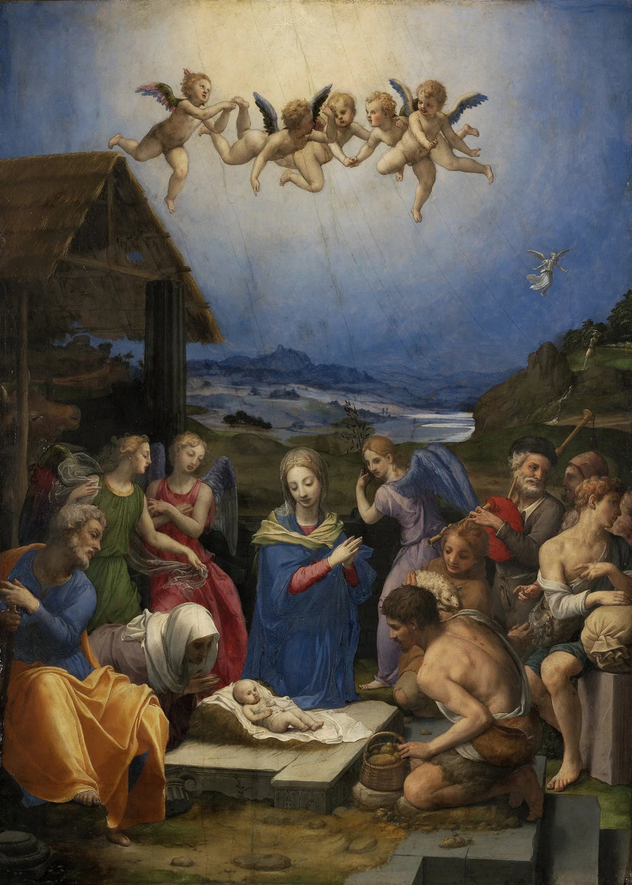 Adorasjonen av hyrdene - Bronzino