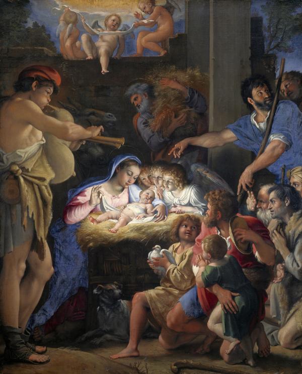 Adorasjonen av hyrdene - Domenichino