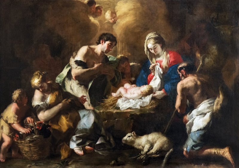 Hyrdenes tilbedelse - Francesco Solimena