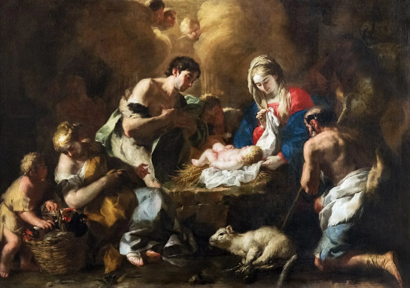 Hyrdenes tilbedelse - Francesco Solimena