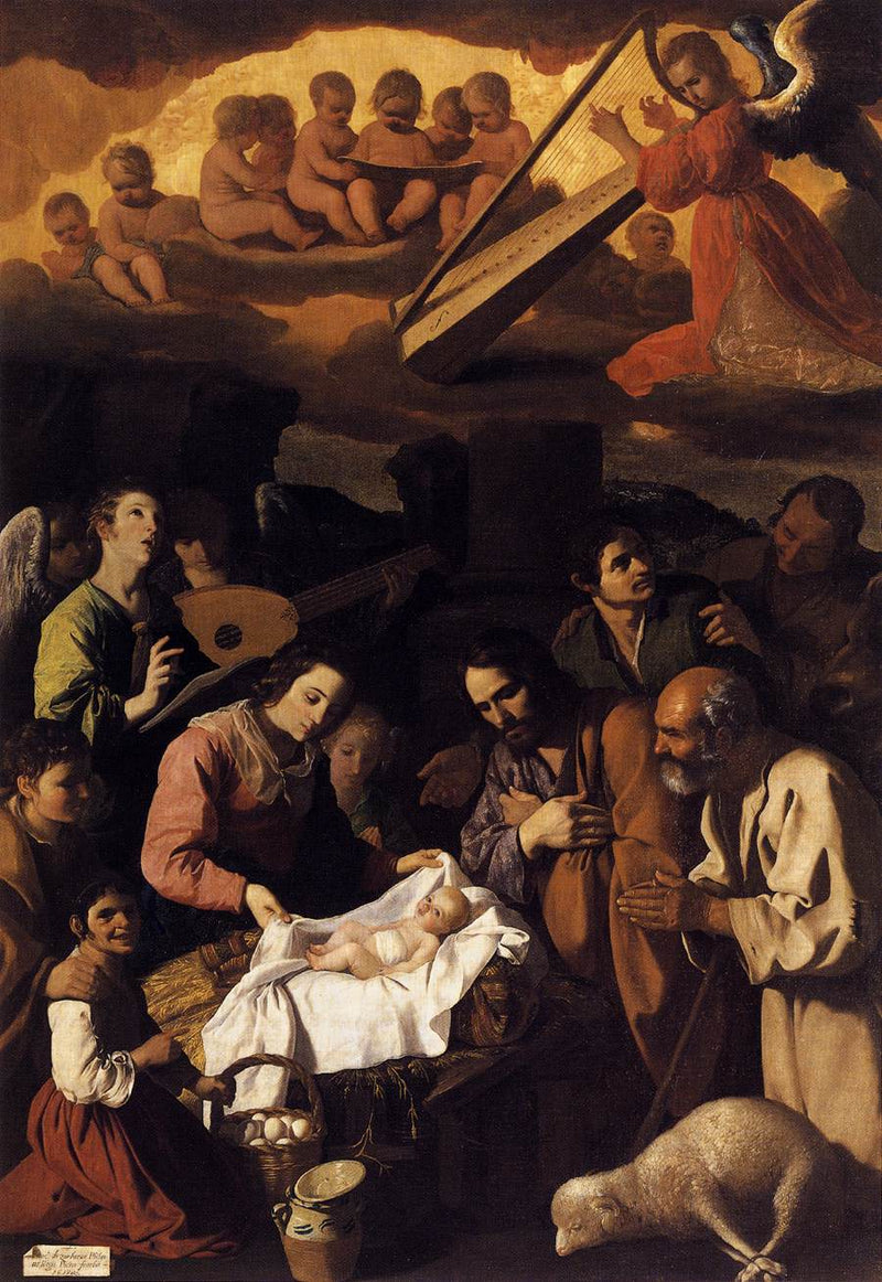 Adorasjonen av hyrdene - Francisco de Zurbarán