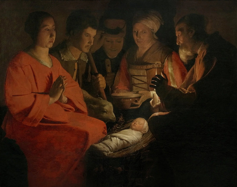 Adorasjonen av hyrdene - Georges de La Tour