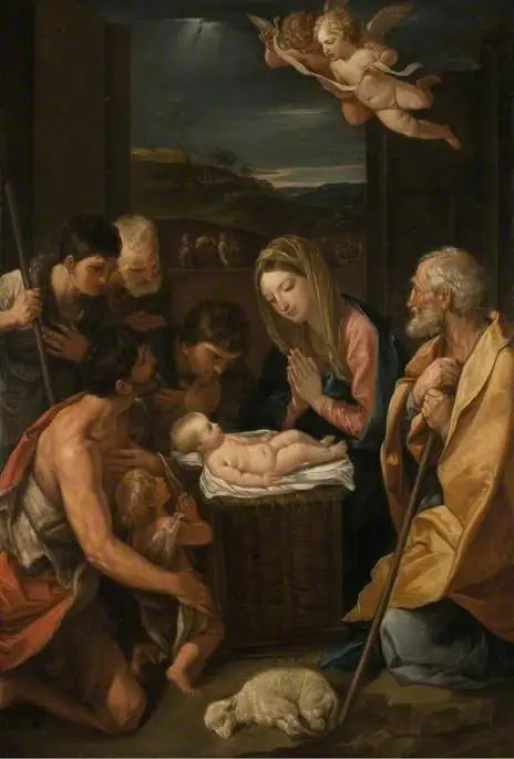Adorasjonen av hyrdene - Guido Reni
