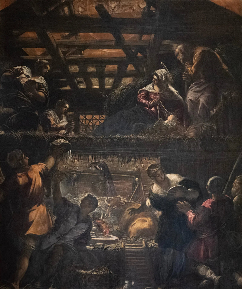 Hyrdenes tilbedelse - Jacopo Tintoretto