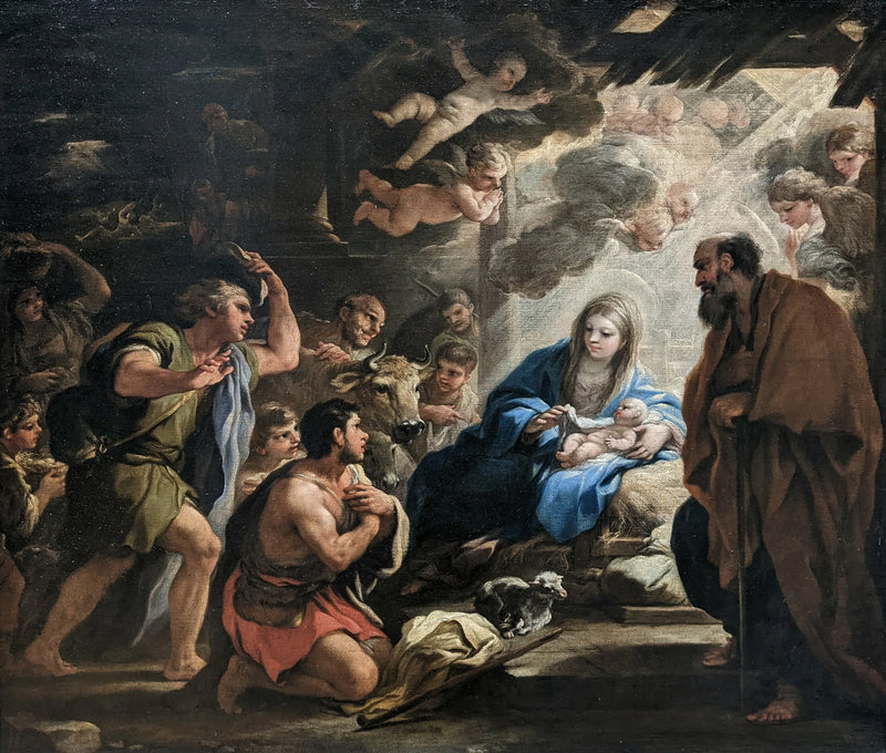 Adorasjonen av hyrdene - Luca Giordano