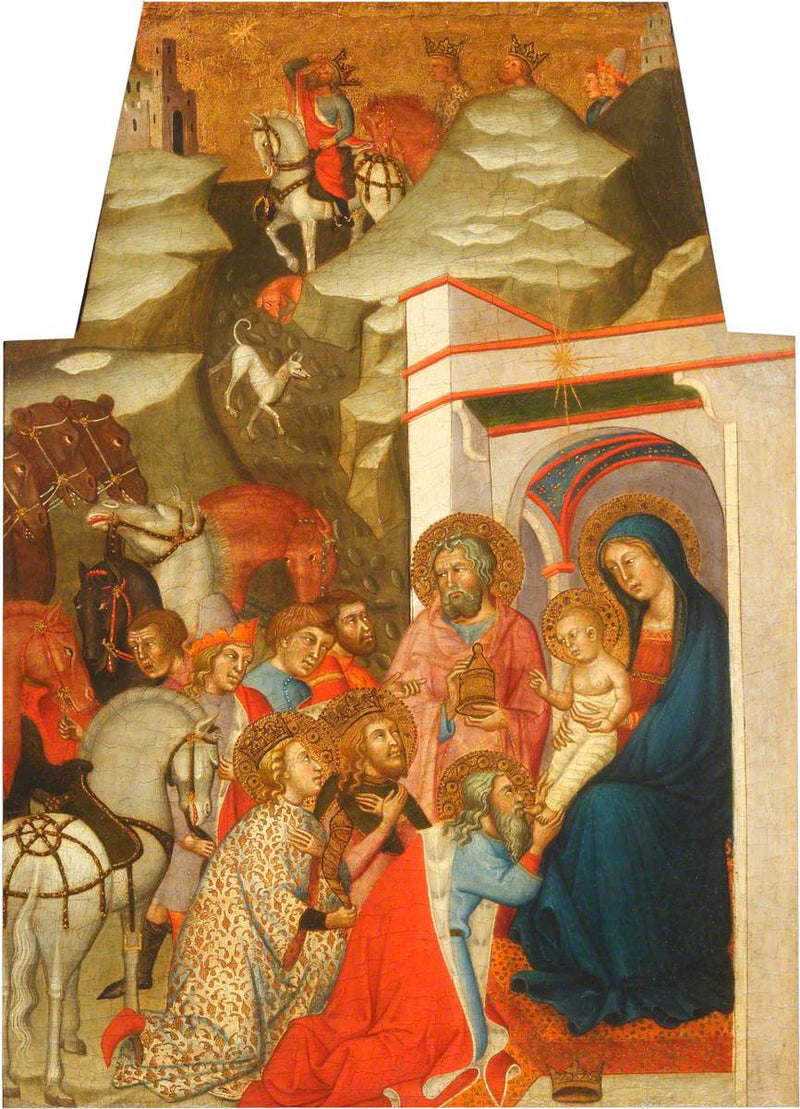 De vise menns tilbedelse - Bartolo di Fredi