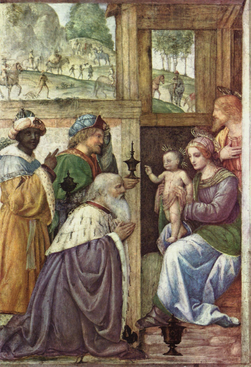 De vise menns tilbedelse - Bernardino Luini