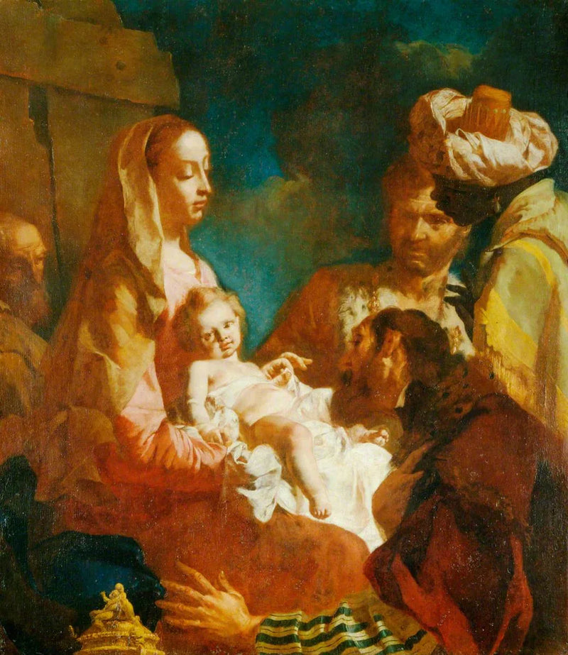 De vise menns tilbedelse - Giovanni Battista Piazzetta