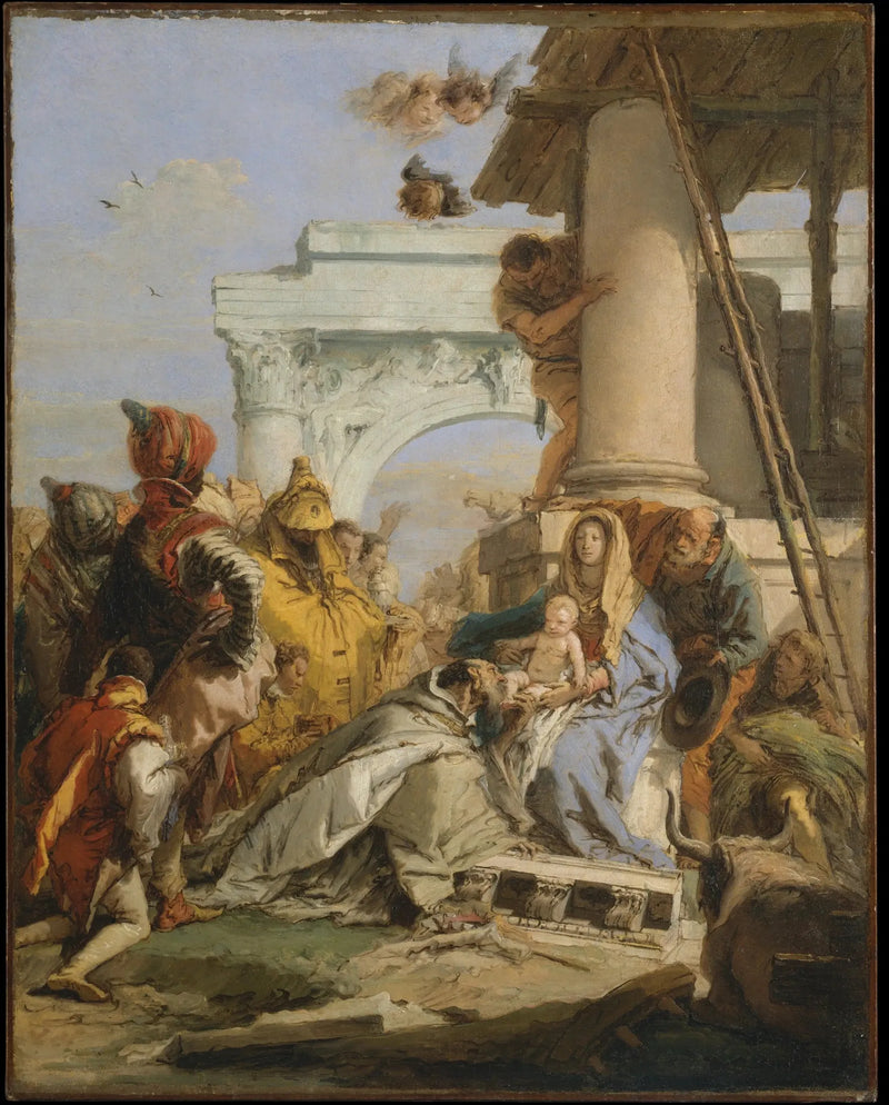 De vise menns tilbedelse - Giovanni Battista Tiepolo