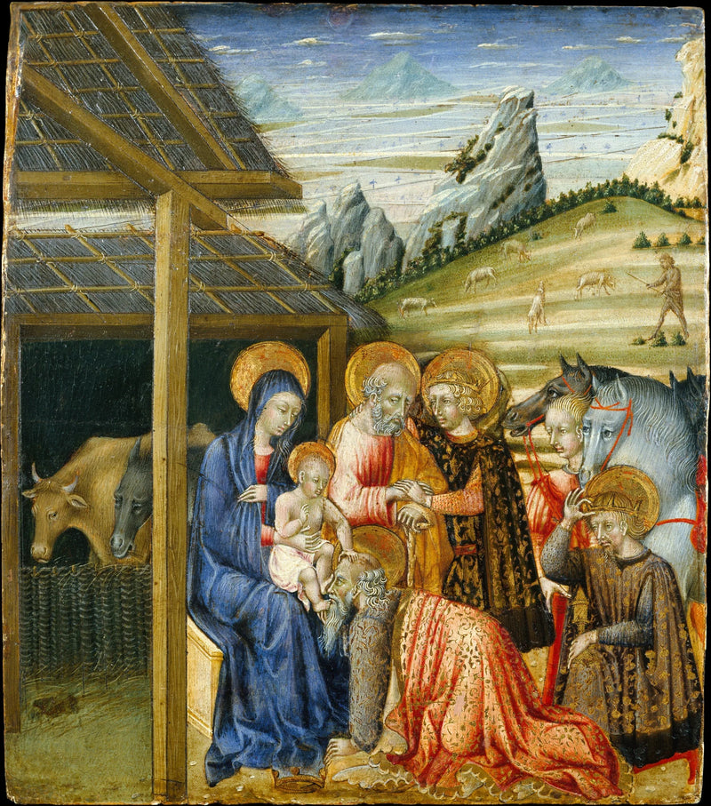 De vise menns tilbedelse - Giovanni di Paolo