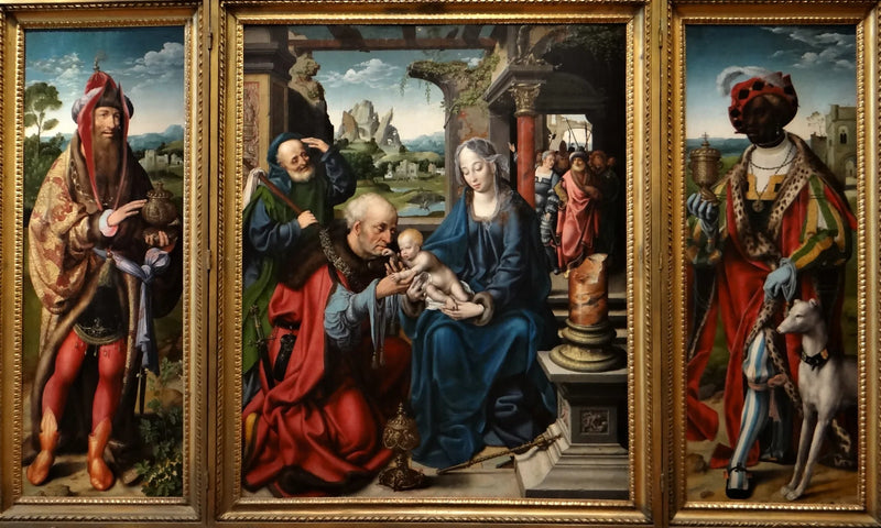 De vise menns tilbedelse - Joos van Cleve