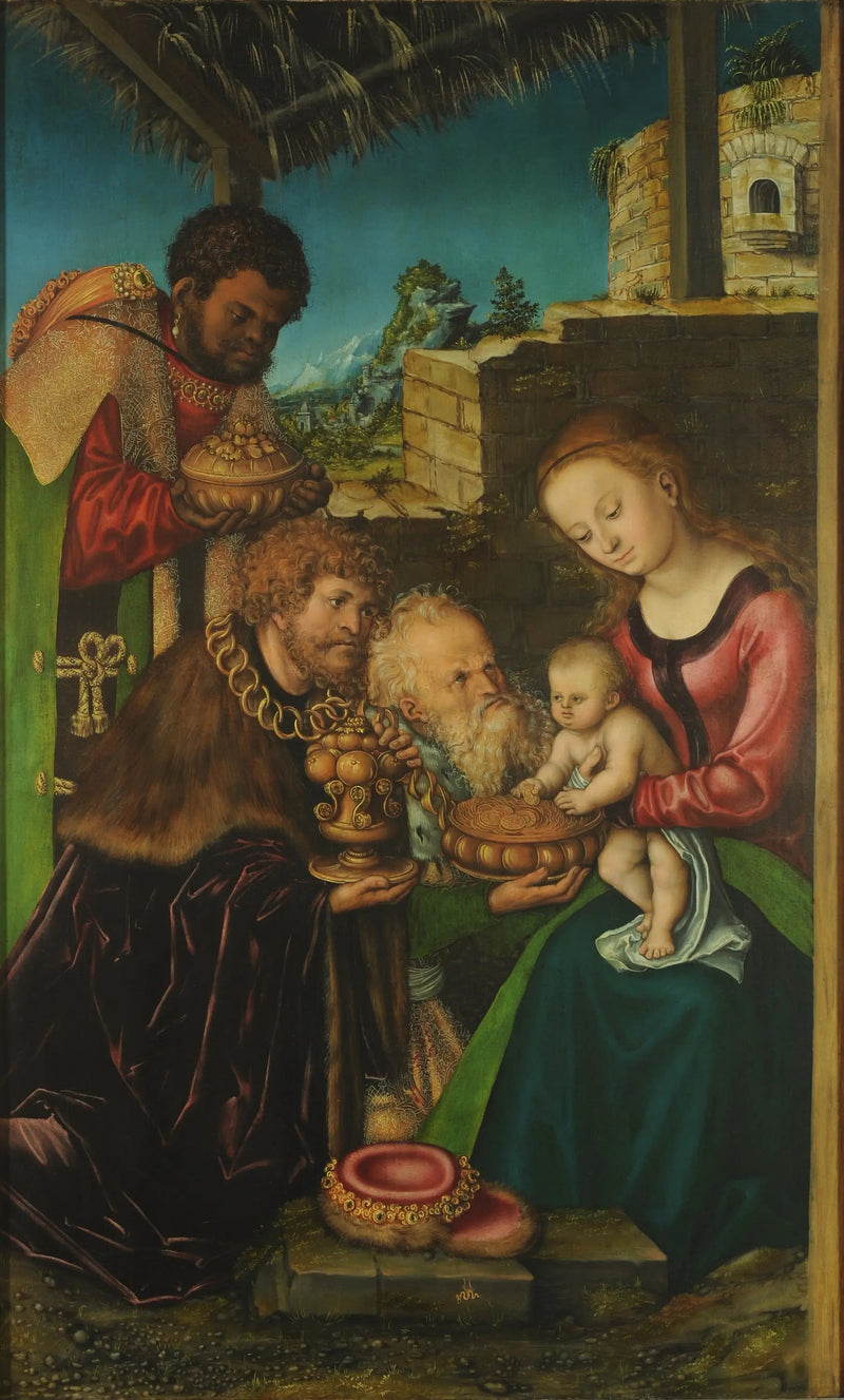 De vise menns tilbedelse - Lucas Cranach den eldre