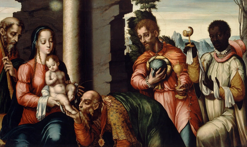 De vise menns tilbedelse - Luis de Morales