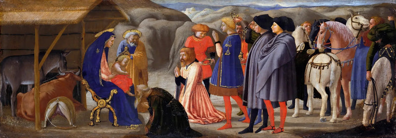 De vise mennenes tilbedelse - Masaccio