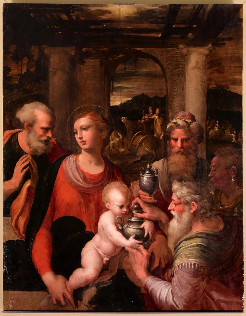 De vise menns tilbedelse - Parmigianino
