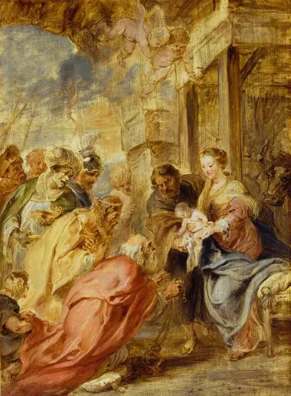 De vise menns tilbedelse - Peter Paul Rubens