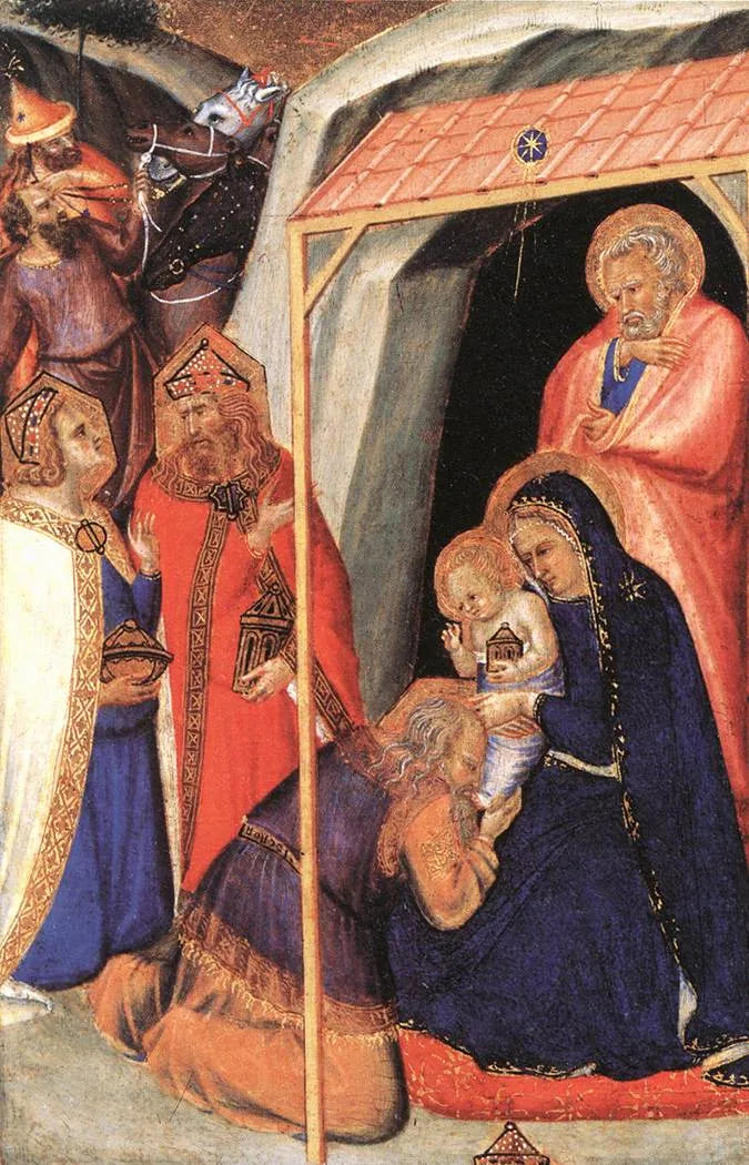 De vise menns tilbedelse - Pietro Lorenzetti