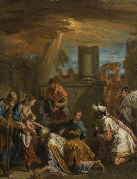 De vise menns tilbedelse - Sebastiano Ricci