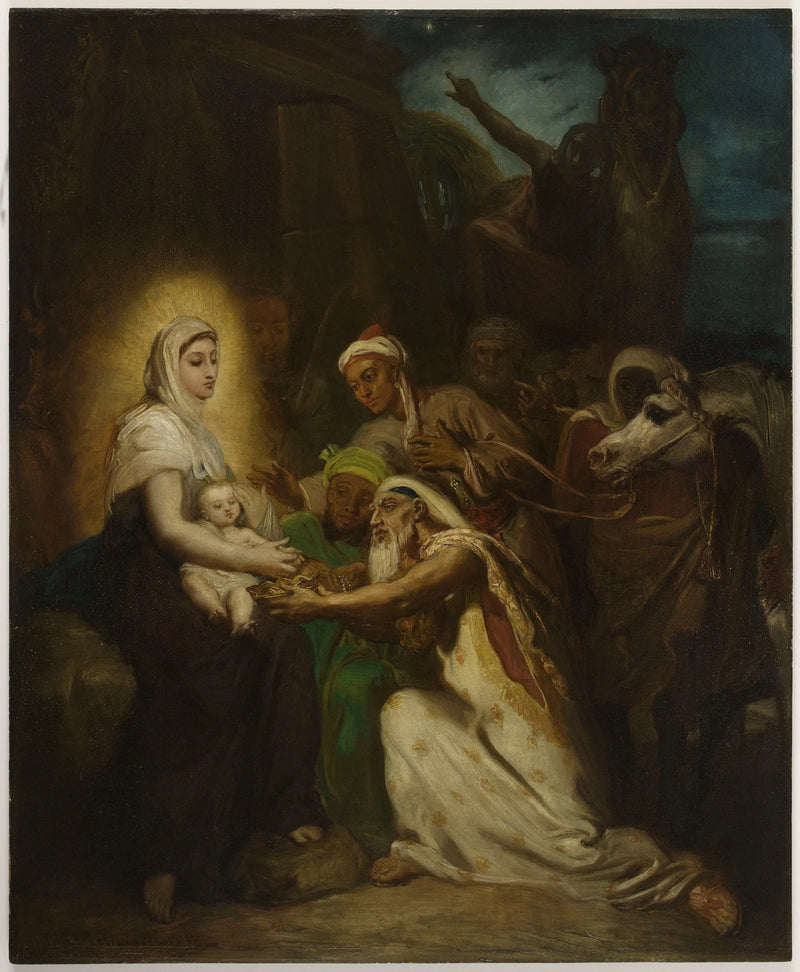 De vise menns tilbedelse - Théodore Chassériau
