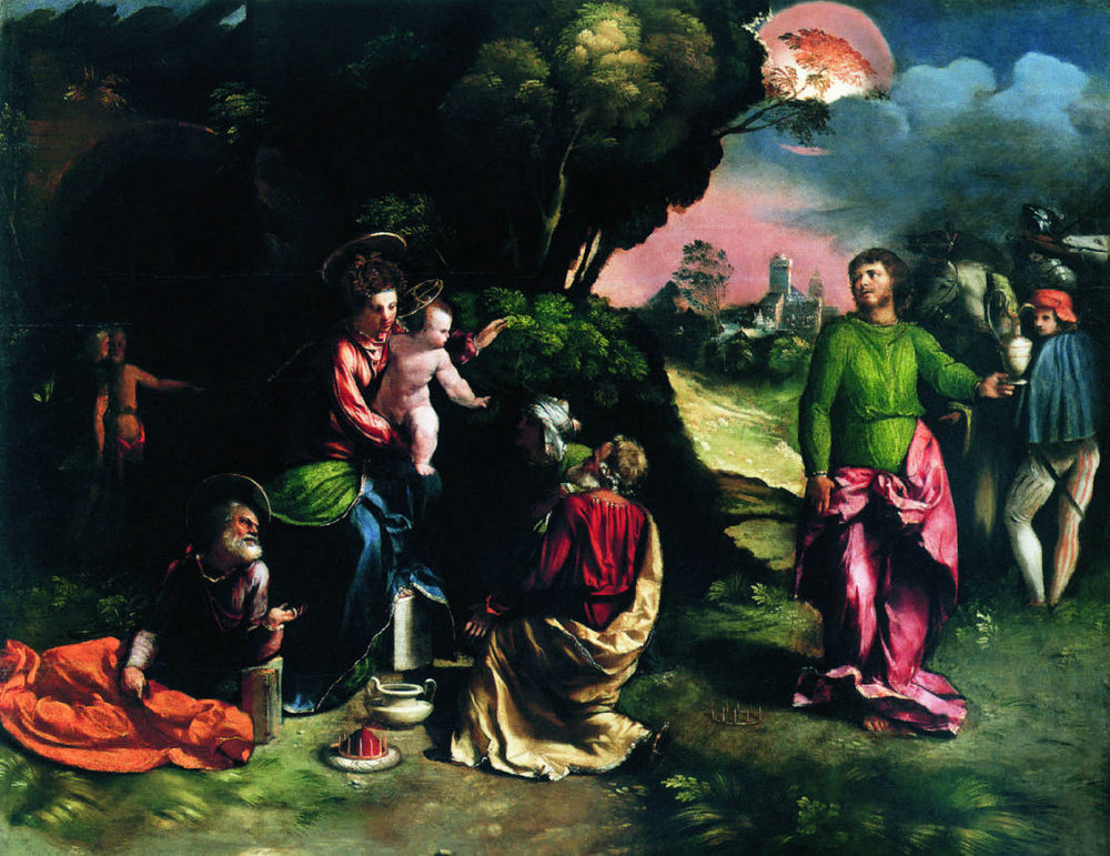 L'Adoration des Rois - Dosso Dossi image 1 reproduction artisanale de tableau