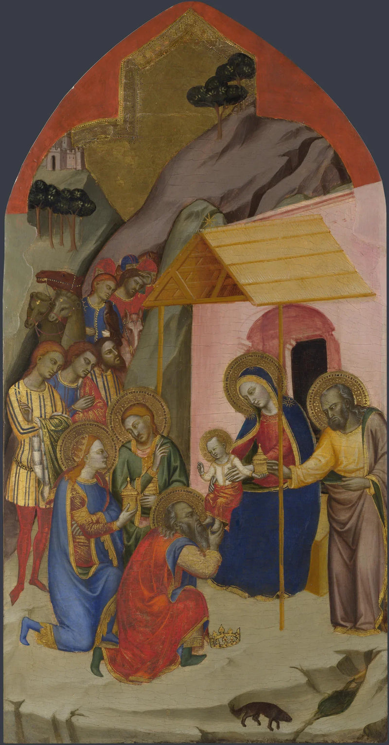 De helliges tilbedelse - Jacopo di Cione