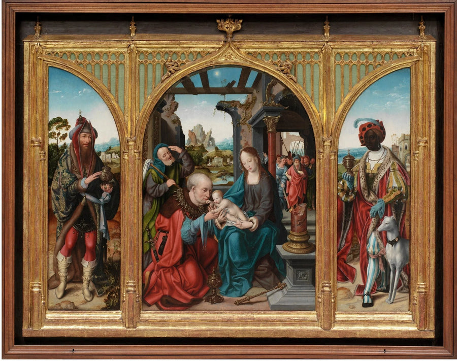 De vise menns tilbedelse - Joos van Cleve