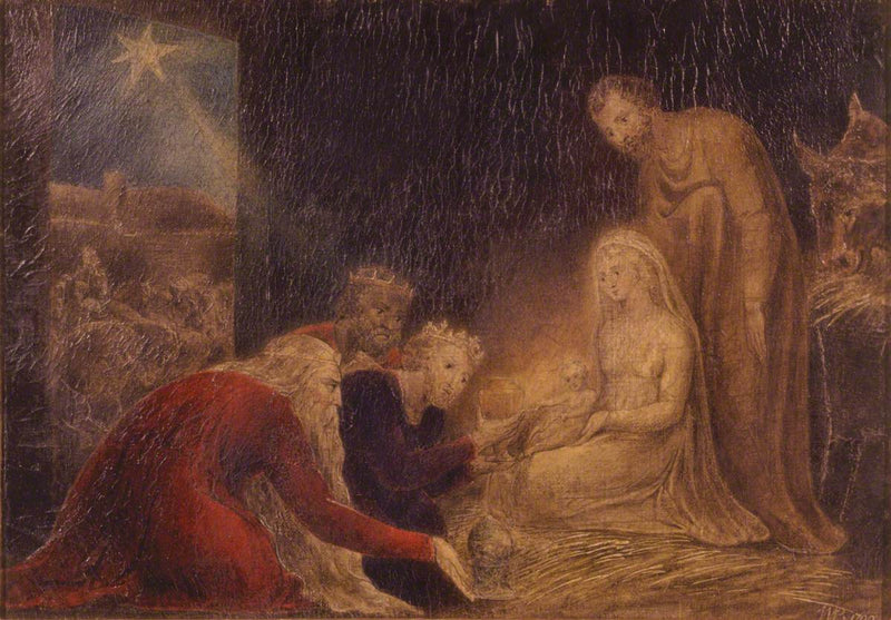De vise menns tilbedelse - William Blake